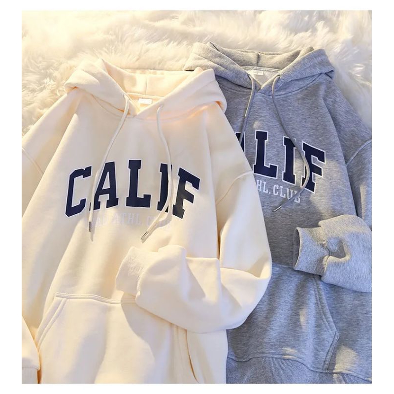 Hoodie Jumper CALIF Wanita Korean Style Oversize Tebal Lucu Premium Ori Hoodie Cewek Korean Style Oversize Lucu Tebal Kekinian Korea Murah Polos Sweater Wanita Oversize Tebal XXXL Korea Fleece Premium XXL Jaket Wanita Korea Kekinian Oversize Jumbo Import