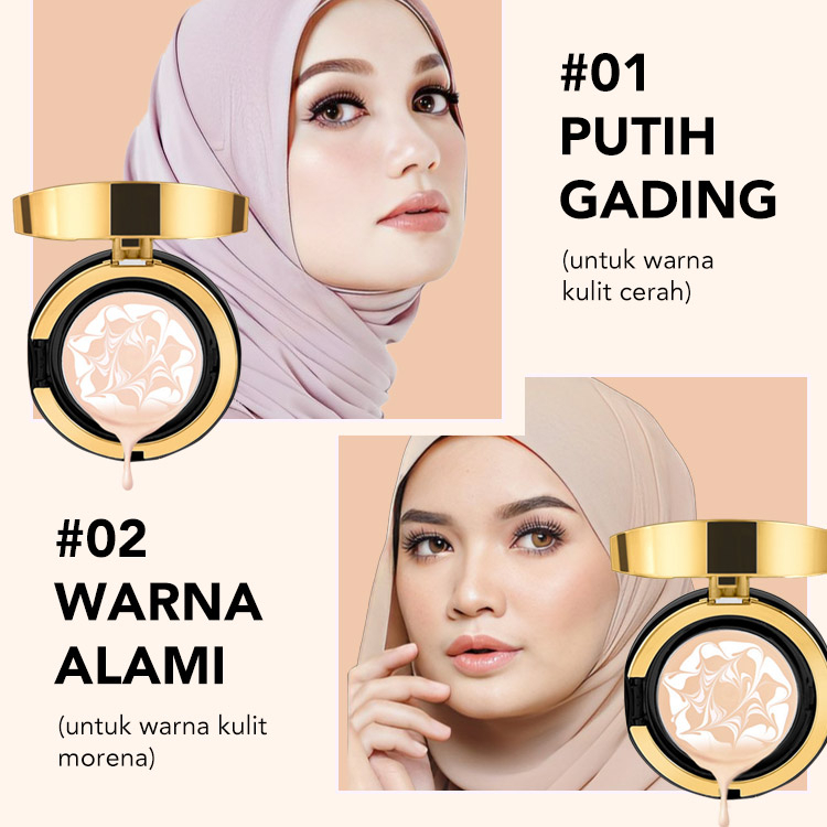 Terlaris di seluruh dunia-Serum, Concealer, Foundation 3-in-1 Cushion kaya akan esensi 75%, hanya satu yang dapat mengatasi masalah perawatan kulit dan concealer-SPF20+