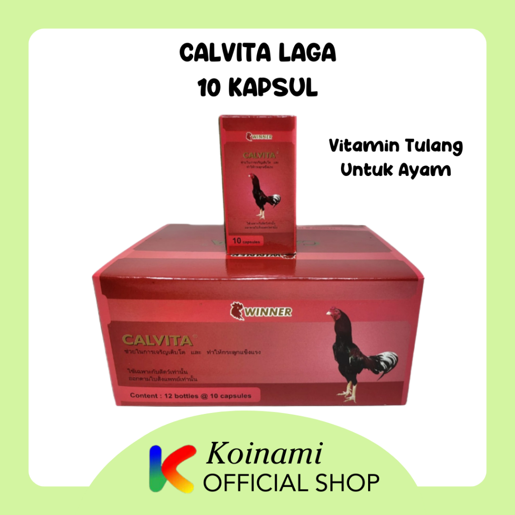 Calvita Laga 10 Kapsul / Vitamin Tulang / Medion