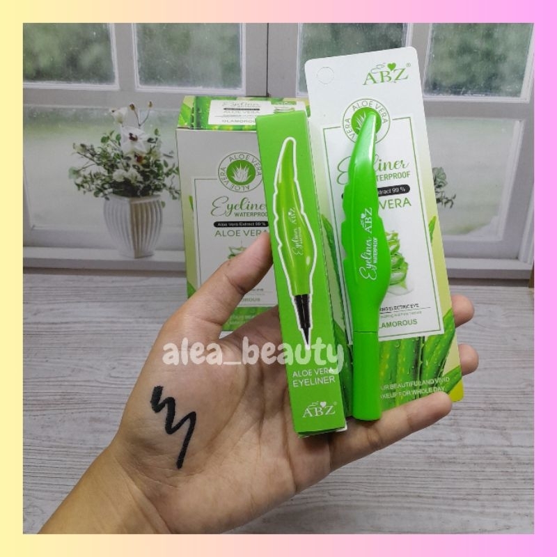 ABZ Eyeliner Daun Aloevera / Eyeliner Daun [Ecer]
