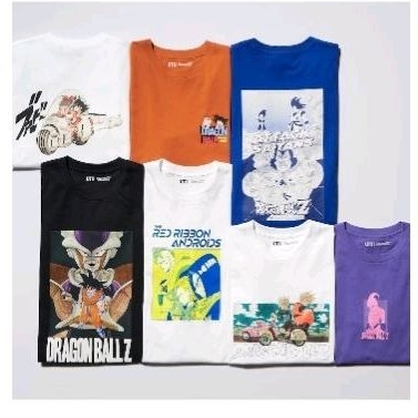 UNIQLO ORIGINAL Dragon Ball Goku Ultraman Minion Titan Bleach Mickey Donald Snoopy