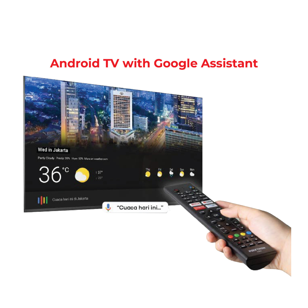 LED TV Polytron Smart TV Android 43&quot; PLD 43AG9953