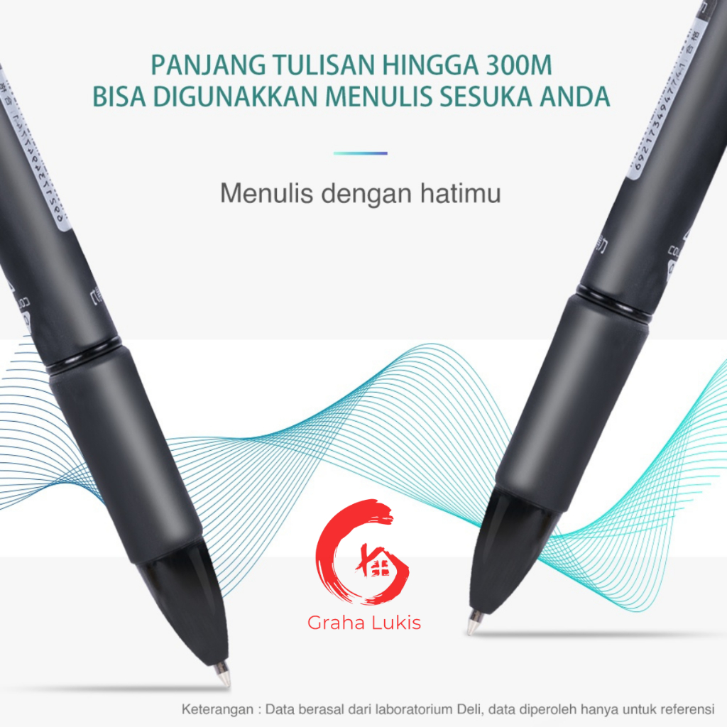 Deli Ballpoint 4 Warna 0.7mm Multi Fungsi