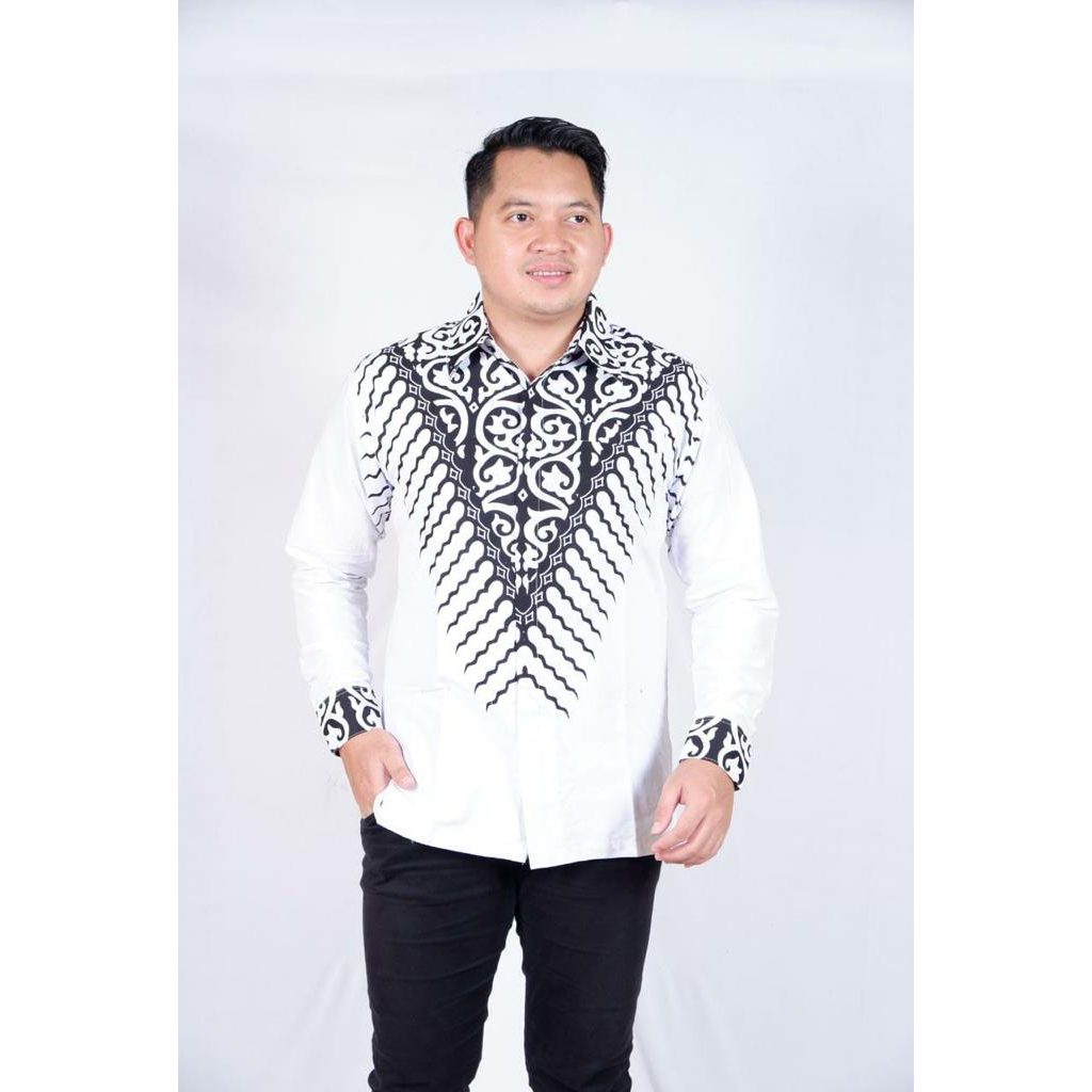 ARIESWARA PUTIH BATIKSOLOAMANAH KEMEJA BATIK PRIA LENGAN PANJANG PENDEK LAPIS FURING PREMIUM KATUN HALUS SUKET SEGORO SM  NIRWANA ALJAYA WISANGGENI SM DEWO PARANG DURI PARI SEIKET JIWAMUDA PANJI LESMONO PRASTOWO COKLAT CENDRAWASIH KUNING IJO NAVY BIRU SM
