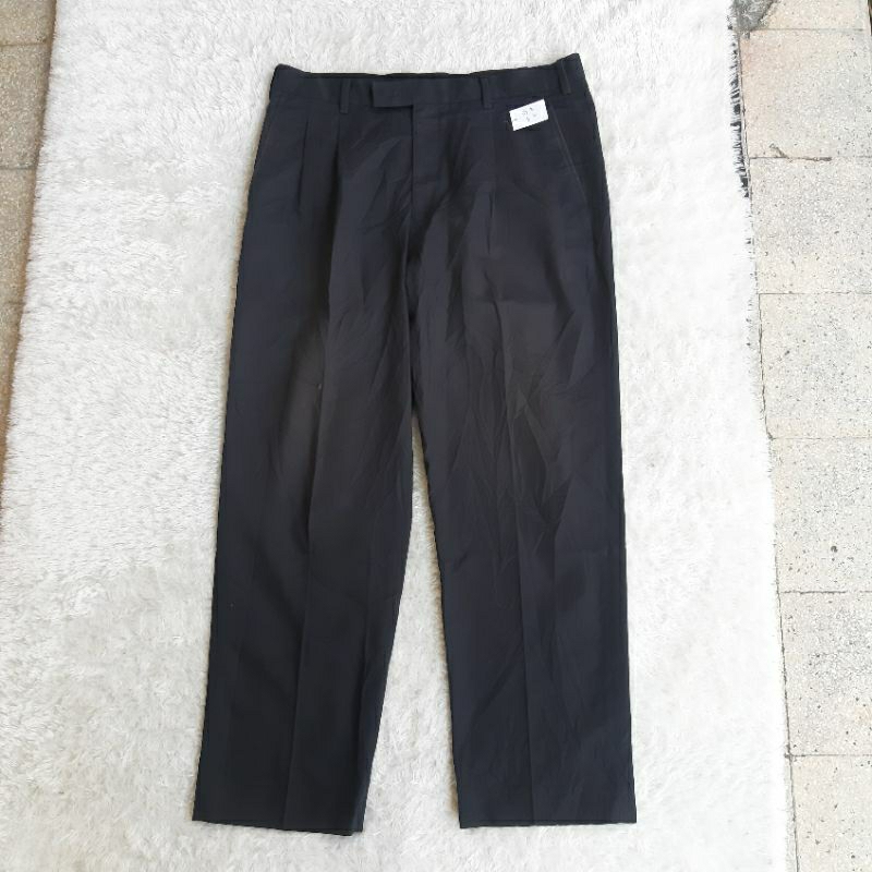 WORK PANTS CELANA PANJANG HITAM UNIQL0