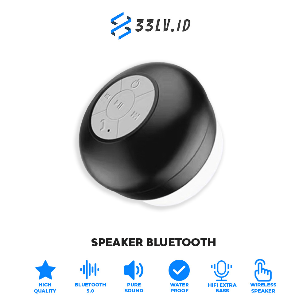 【33LV.ID】Speaker bluetooth mini portable guppy waterproof bts-06/anti air