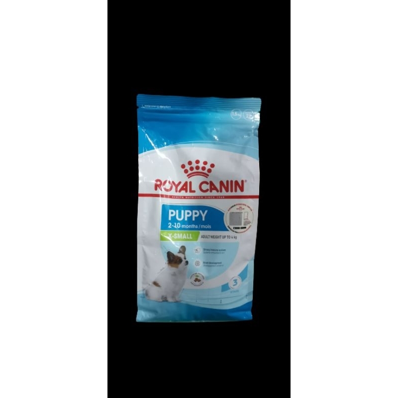 Royal canin Puppy x-small 1,5 kg makanan anak anjing 1,5kg