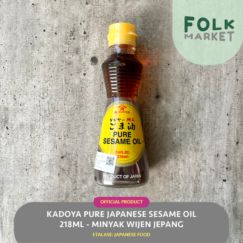 

KADOYA Goma Abura Pure Sesame Oil 218ml - Minyak Wijen Jepang / Japanese Sesame