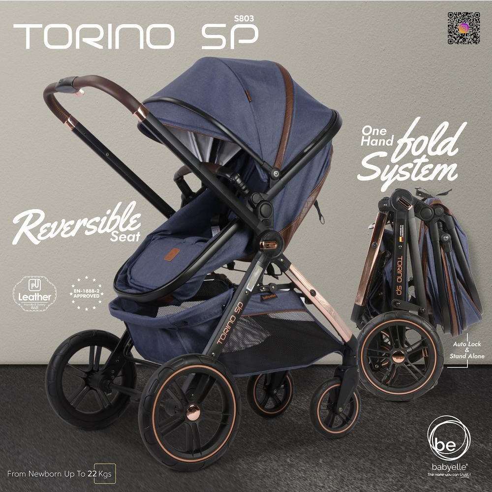 Babyelle Torino SP Stroller S803 Baby Elle Pram Reversible Seat Kereta dorong bayi bisa hadap ibu