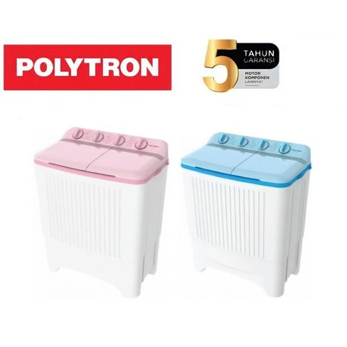 Mesin cuci Polytron PWM 7073 2 tabung 7 kg 220 watt