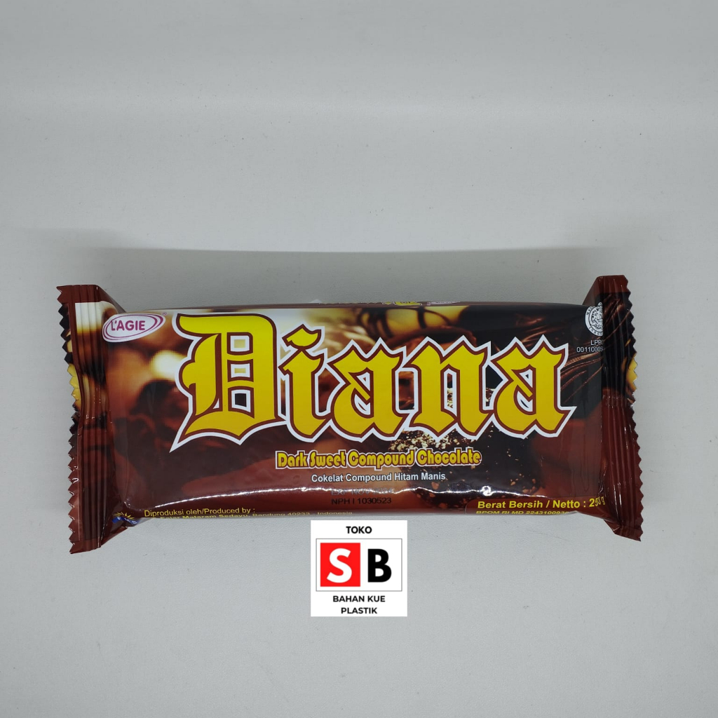 

L'AGIE COKLAT BLOK DIANA 250GR/COKLAT BATANG/DIANA DARK CHOLATE