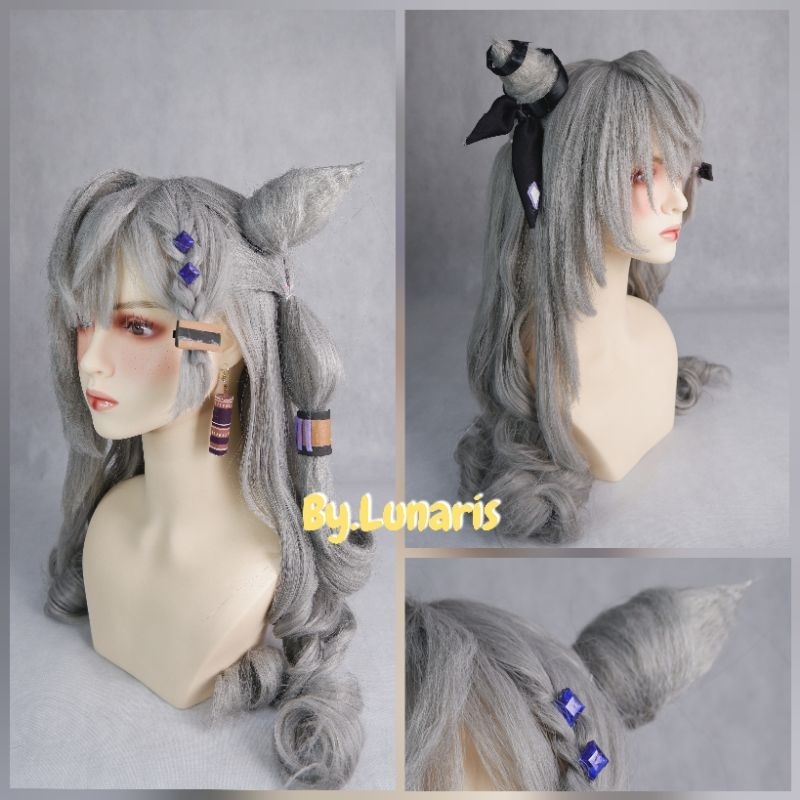 Wig Zeta Hololive ID belum termasuk acc dan anting (sudah termasuk dengan jasa styling wig cosplay)