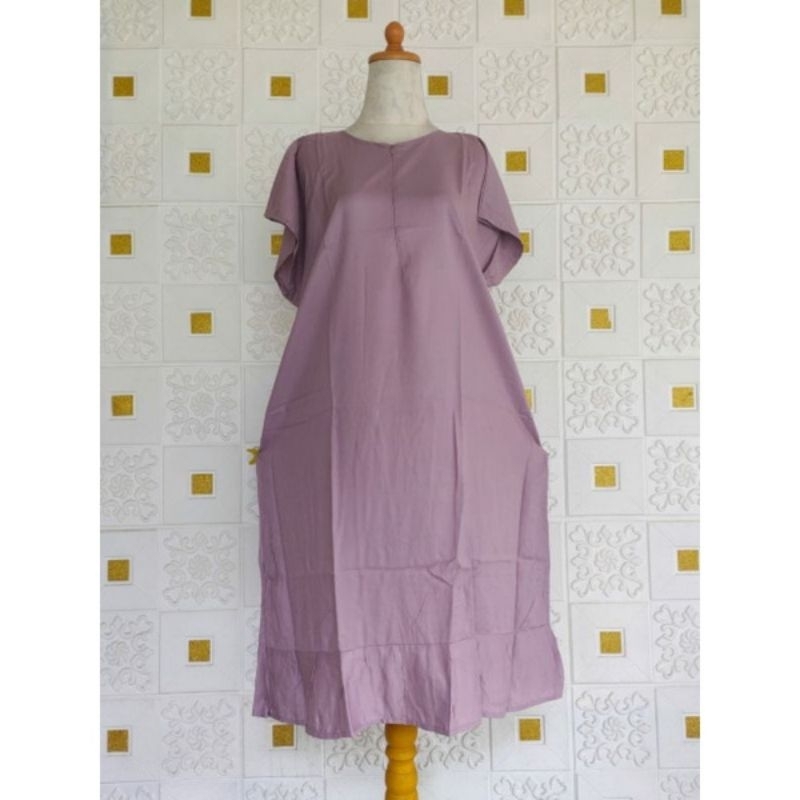 paket 3pcs daster busui ruffle warna bisa pilih(warna tulis di catatan)