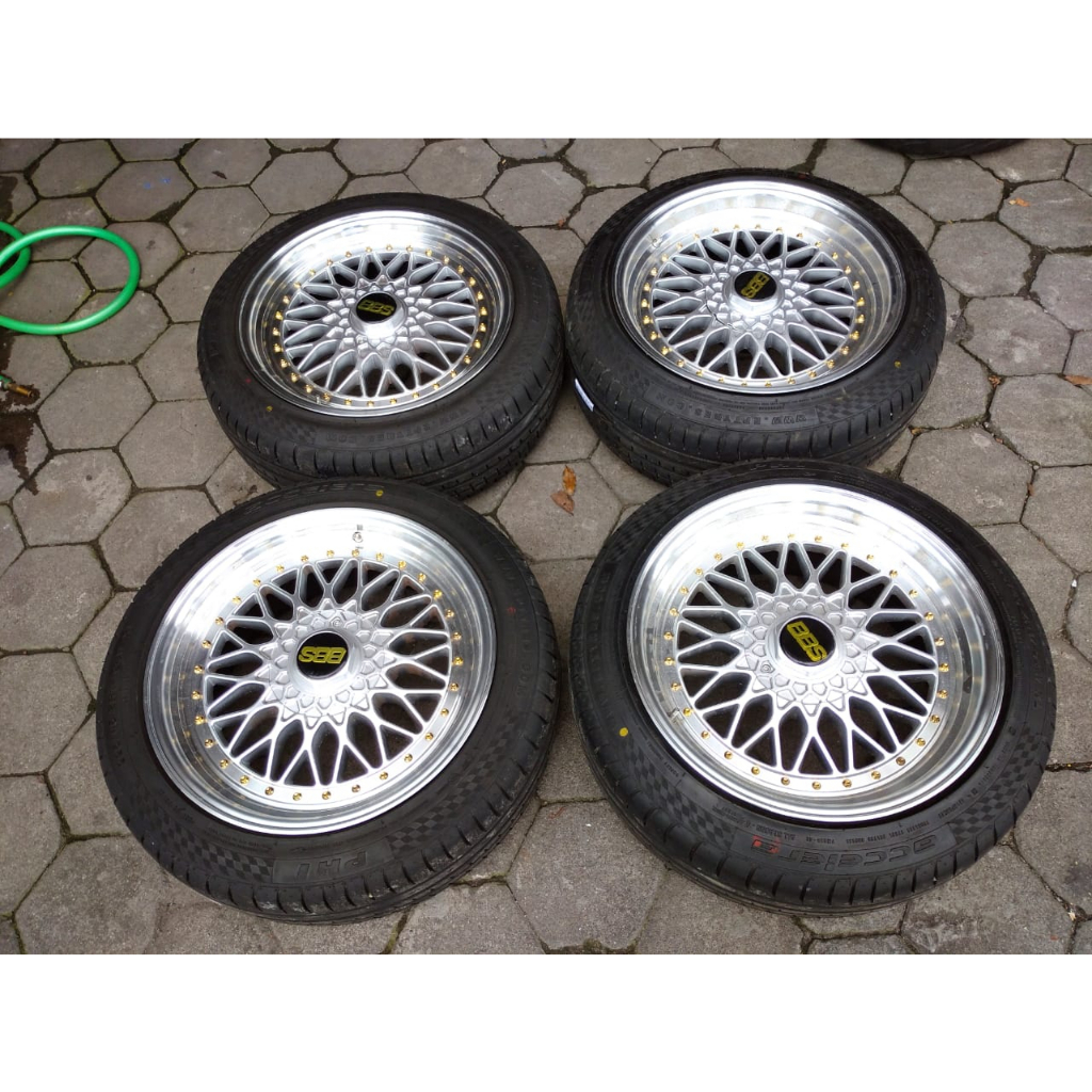 Velg Mobil Bekas Ring 17 Baut 5 BBS R17X7,5-8,5 10X112-120 BAN 225 45 R17
