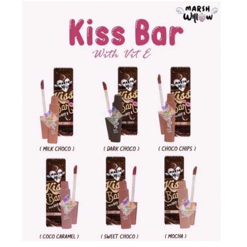 MARSHWILLOW Kiss Bar Lip Liquide 2ml // READY STOCK//LIP CREAM