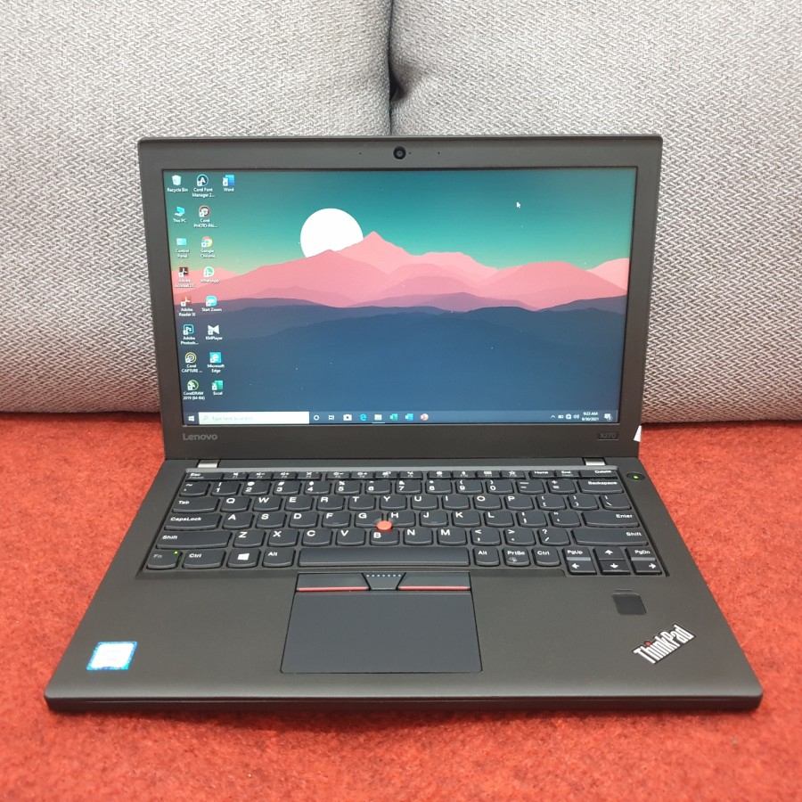 Laptop Lenovo Thinkpad X270 i5-7300U Ram 8GB SSD 256GB 512GB Win 10 Slim Siap Pakai Bergaransi