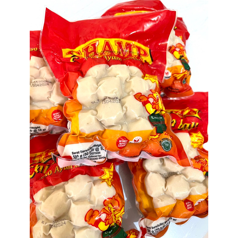 

CHAMP BAKSO AYAM 500gr - GALERI PLASTIK FROZEN FOOD