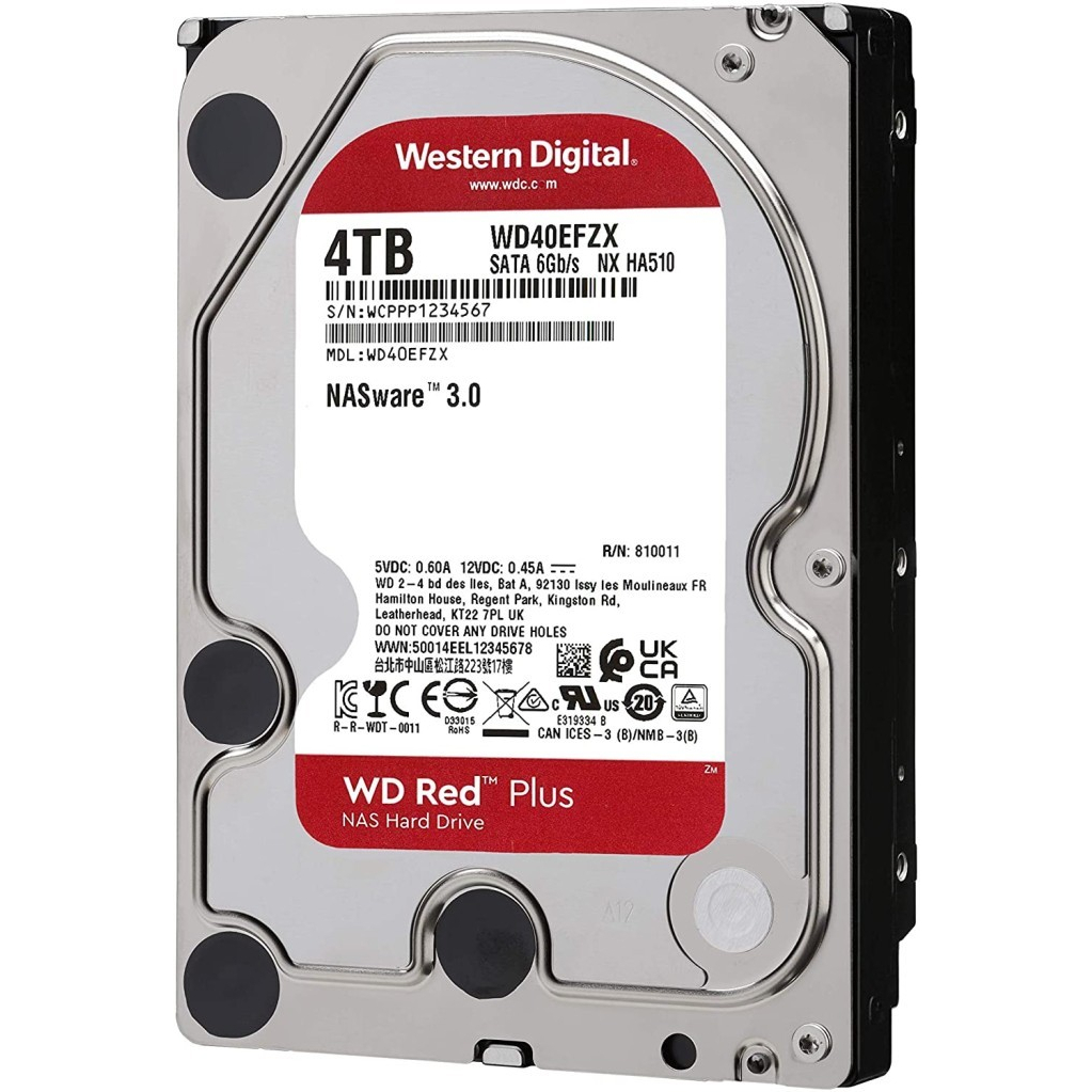 WD Red Plus PC 3.5&quot; HDD/ HD/ Hardisk/ Harddisk Internal - 2 Tera
