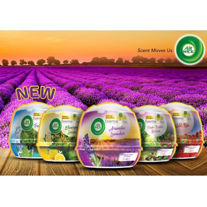 Air Wick Scented Gel Essential Oil 70 / 180 gr