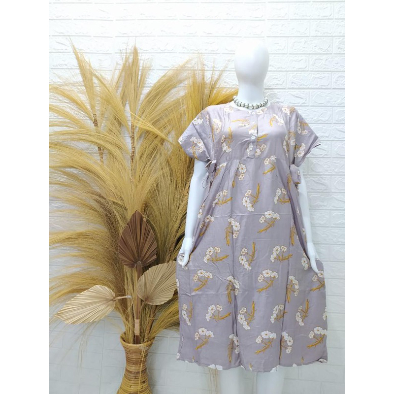 Daster Centini Tali Samping Busui Bunga / sakura