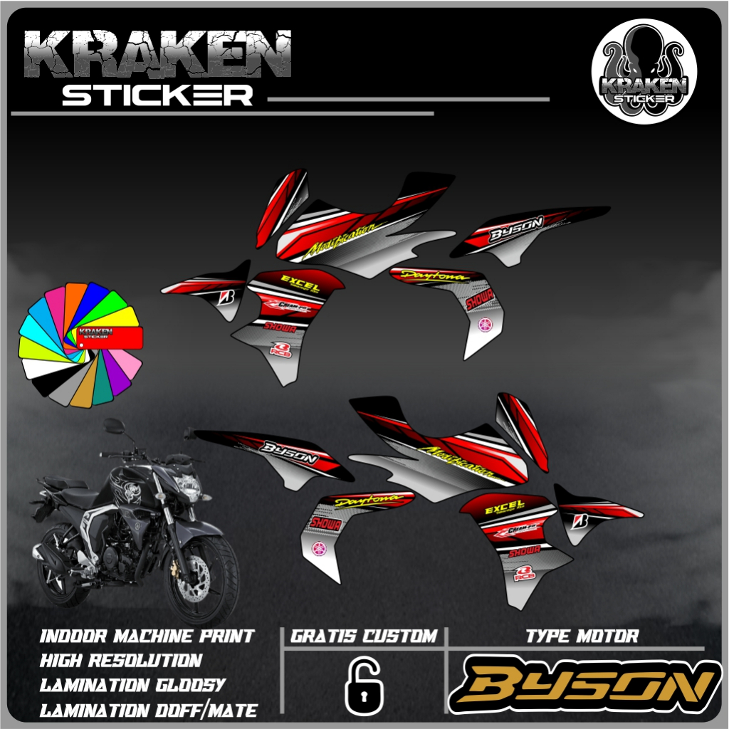 STRIPING STICKER BYSON FI STIKER BYSON FI NEW STICKER LIS LIST BYSON FI CODE 09