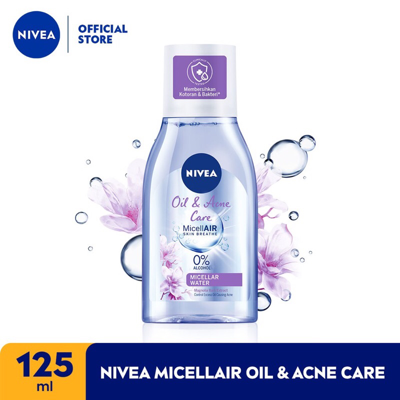 NIVEA Oil &amp; Acne Care MicellAIR Skin Breathe | 0% Alcohol Micellar Water