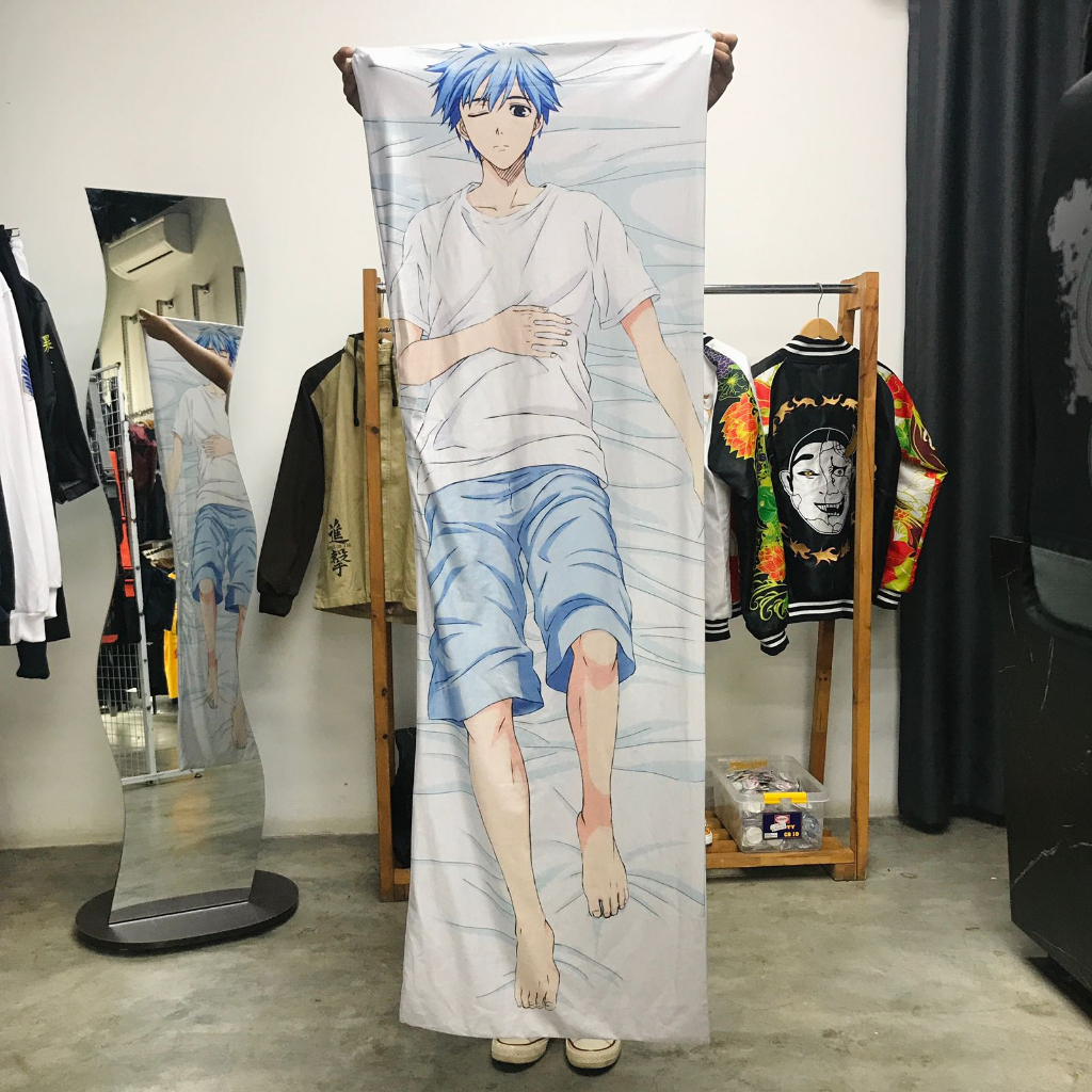 Dakimakura Tetsuya Kuroko Fullprint Anime Manga Kuroko No Baskaet Premium Unisex