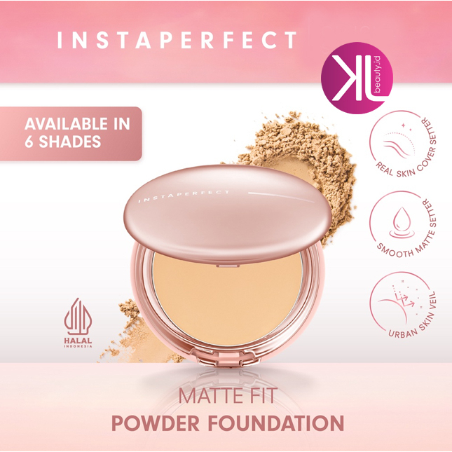 WARDAH Instaperfect MATTE FIT Powder Foundation Bedak