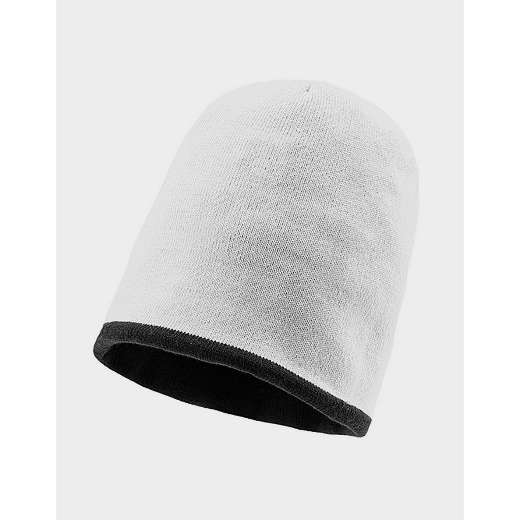 The North Face TnF Reversible Highline Beanie Black White NF0A5FW8 Topi Kupluk Original