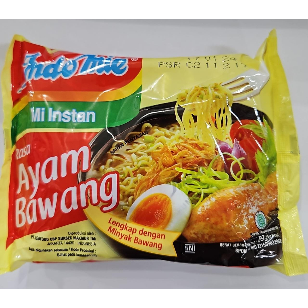 Indomie Mi Instan Kuah Ayam Bawang 69 gram