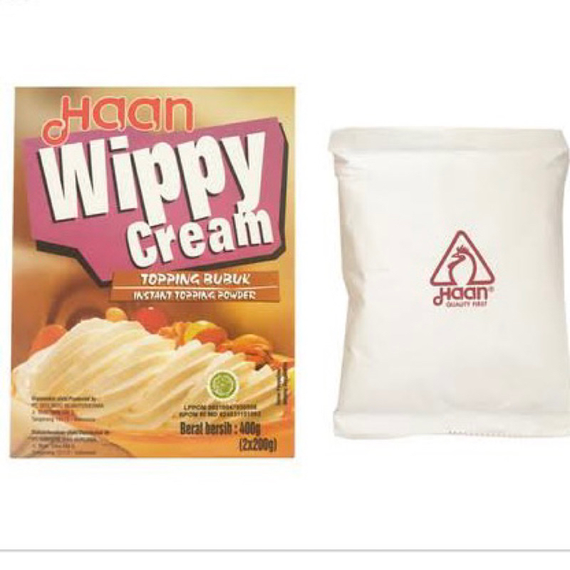 

Haan Wippy Cream 200gr (loose)