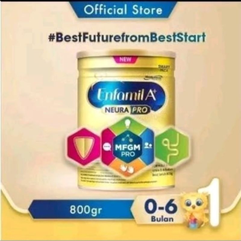 

Enfamil A+ 1 Susu Formula Bayi 0-6 Bulan Plain 800g