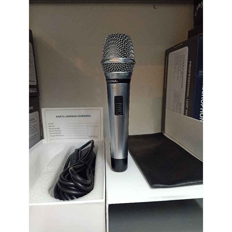 Mic Dynamic karaoke Microphone kabel Bosh Voice SV-9Pro Original Asli mik