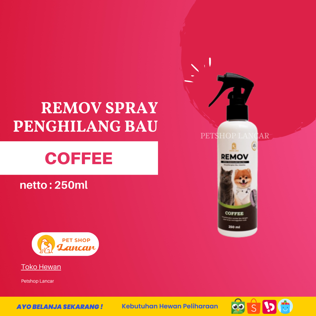 REMOV SPRAY PENGHILANG BAU WANGI COFFEE