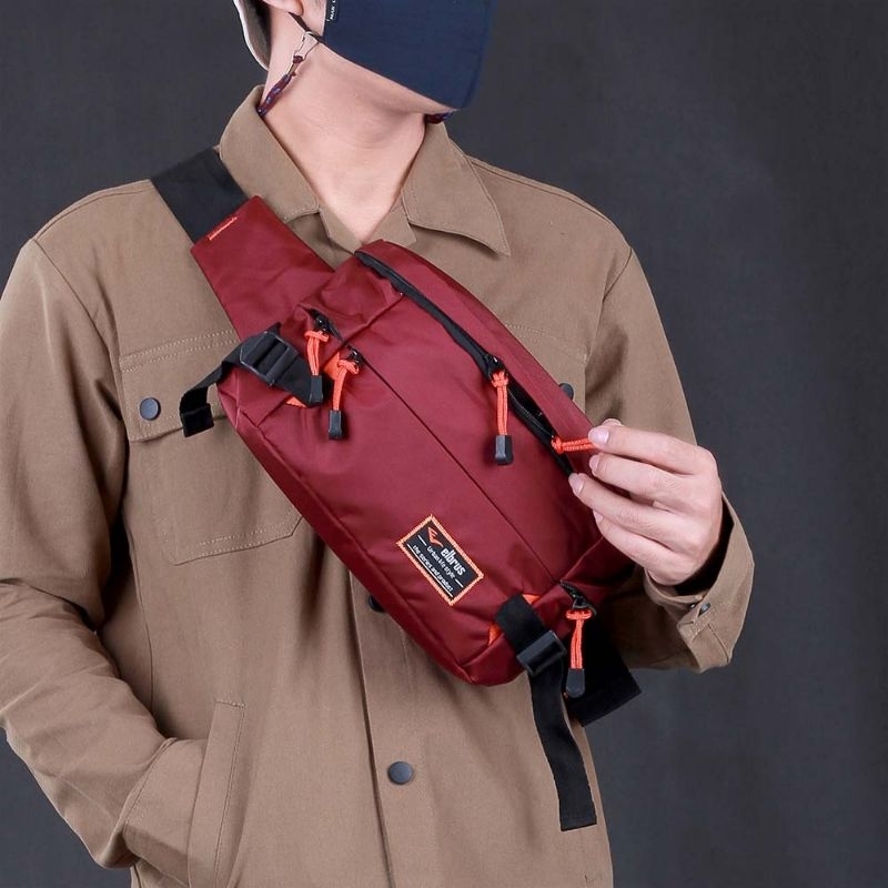 ARGL Tas Selempang Waistbag Pria Tas Pinggang Rag Tas Slempang Pria / WeistBag