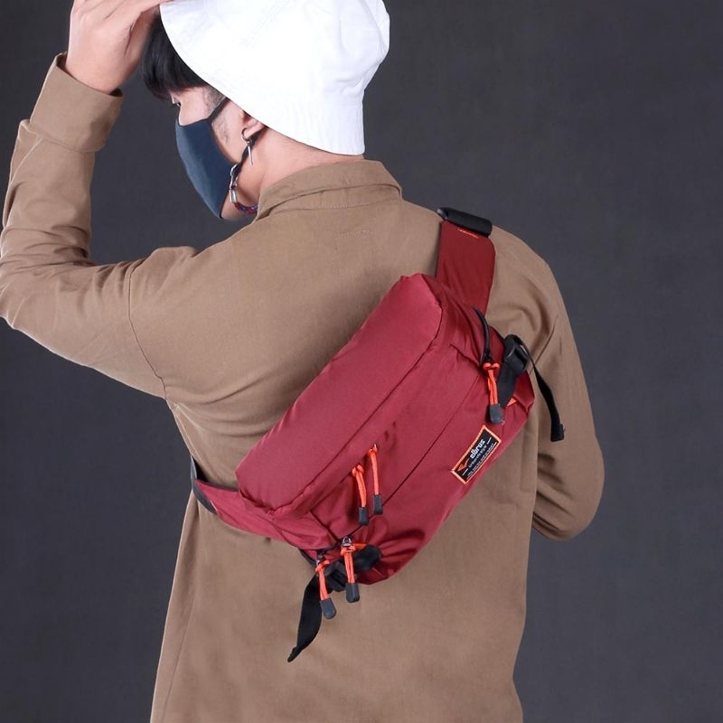 ARGL Tas Selempang Waistbag Pria Tas Pinggang Rag Tas Slempang Pria / WeistBag