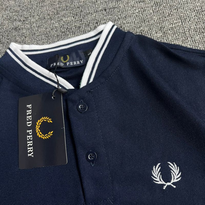 -FRMNSH- KAOS FREDPERRY NAVY BORDIR FULL TAG LABEL CASUAL