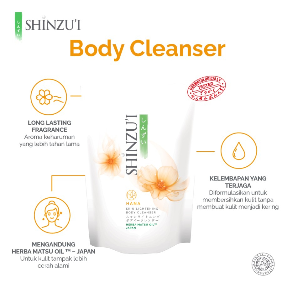 SABUN MANDI SHINZUI KEMASAN REFFIL 800ML&amp;400ML