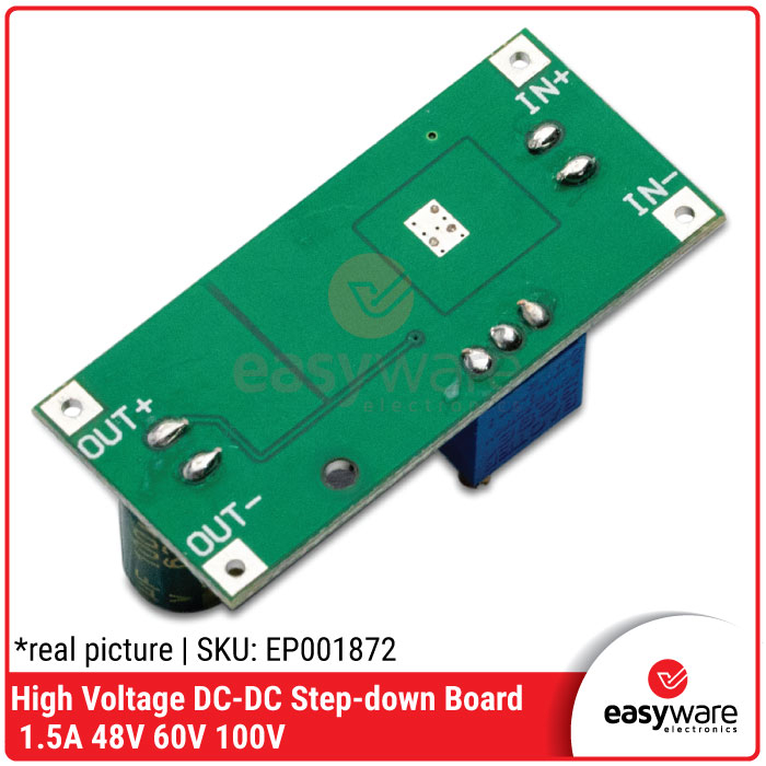 High Voltage DC-DC Step down 48V 60V 100V 1.5A Adj Step-down Module