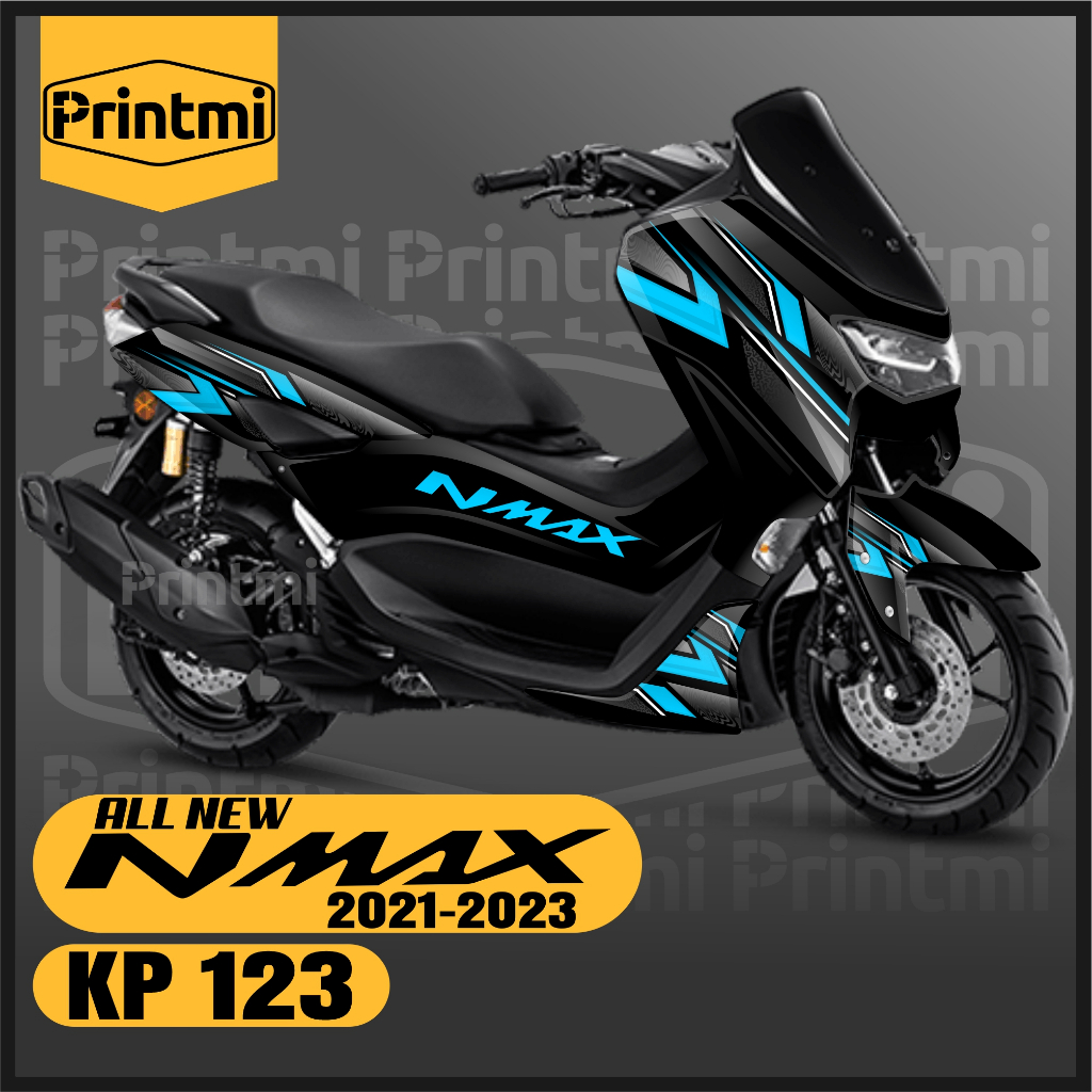 Printmi Stiker Decal Motor Nmax 155 New 2021 2022 2023 2024 Full Body Abs Connected Yamaha Variasi M