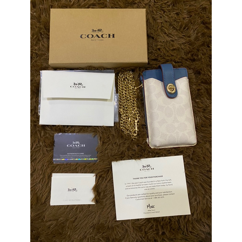 Coach Crossbody phone bag || Tas Handphone wanita