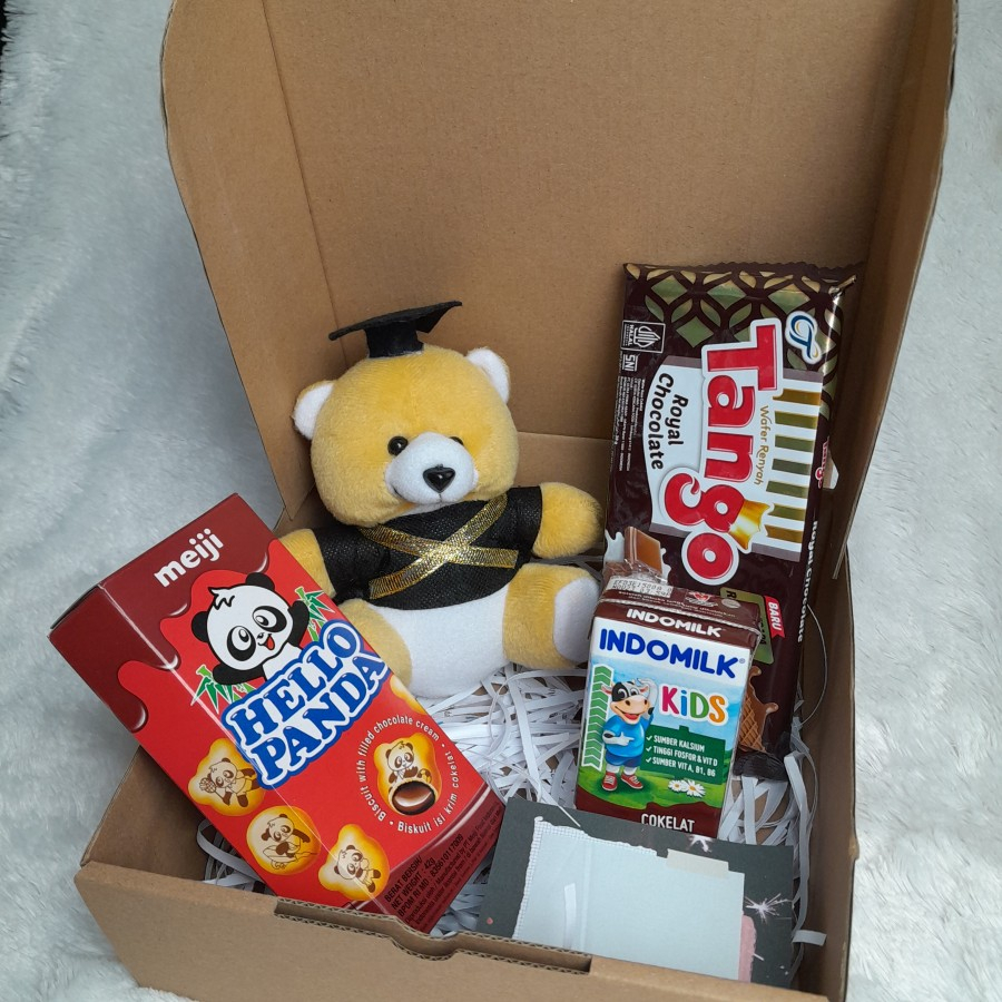

Hampers Boneka Beruang Bear / Hampers Wisuda / Kado Lucu / Kado Unik / Hampers Unik