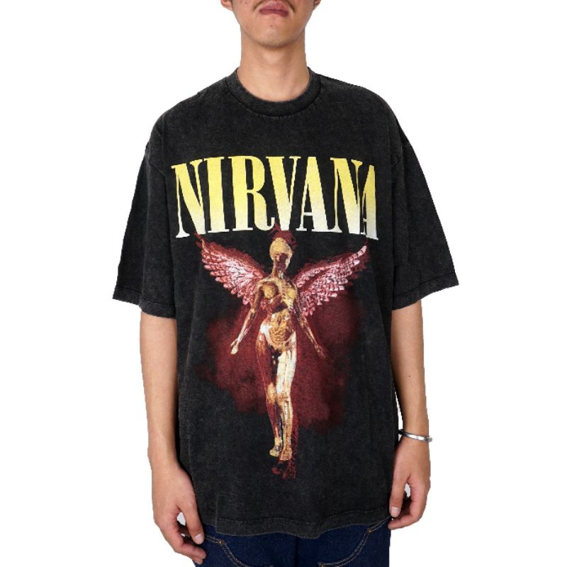 Kaos Oversize Nirvana Tour Toxic1805 Washed