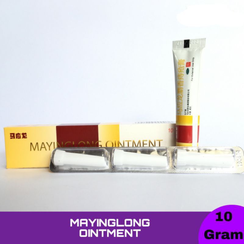 MAYINGLONG OINTMENT 10GR MA YING LONG MA YIN LONG Salep DICTAMNI HUATUO CREAM obat wasir ambien herb
