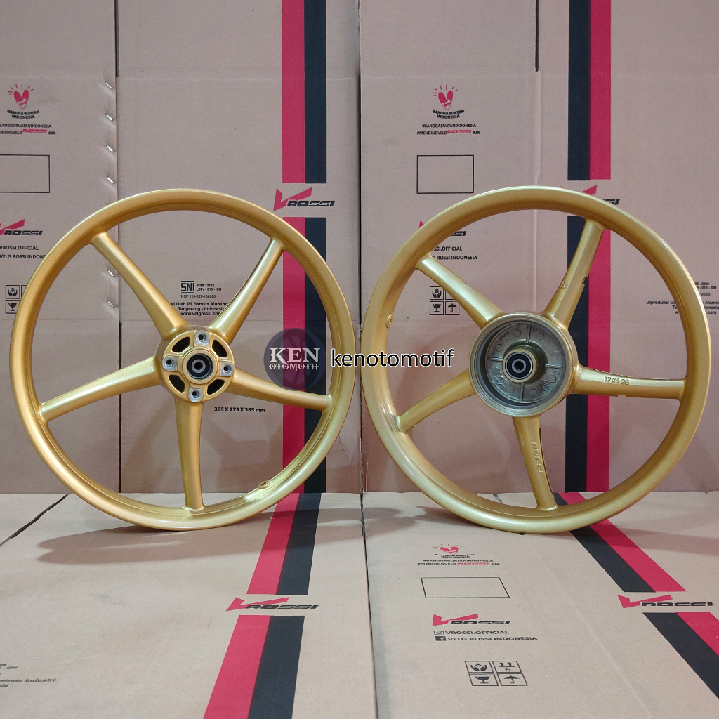 VRossi Velg Palang 5 Copy RCB Yamaha Fiz R Tromol Kecil - Sprint RC Sanca