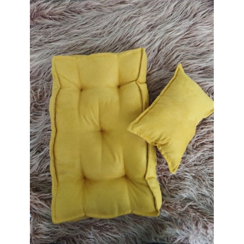 Matras bantal newborn properti foto bayi