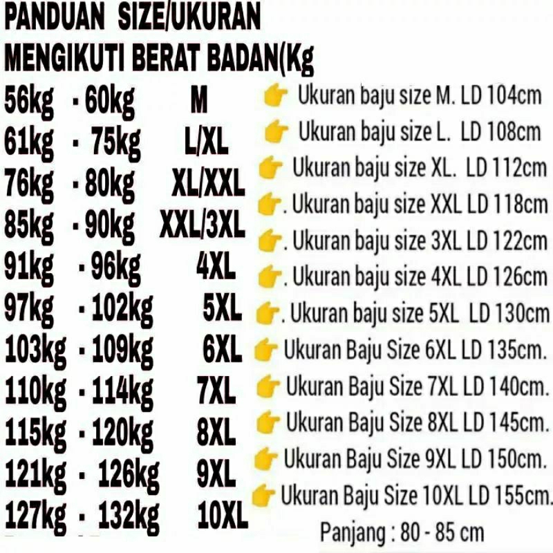 BATIK JUMBO KATUN PREMIUM S M L XL XXL 3XL 4XL 5XL 6XL 7XL 8XL 9XL 10XL