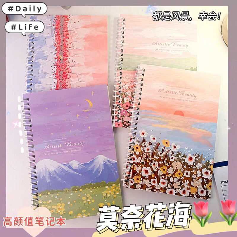 #6 READY STOCK BISA COD - NOTEBOOK A5 BESAR BUKU CATATAN MINI A7 RING KARAKTER KARTUN HEWAN LUCU BUNGA FANCY DEKORASI AESTHETIC JURNAL DIARY BUJO PLANNER AGENDA ANAK PEREMPUAN KAWAII GAYA REMAJA CEWEK KOREA BERUANG KELINCI SANRIO MURAH VIRAL KERTAS TEBAL