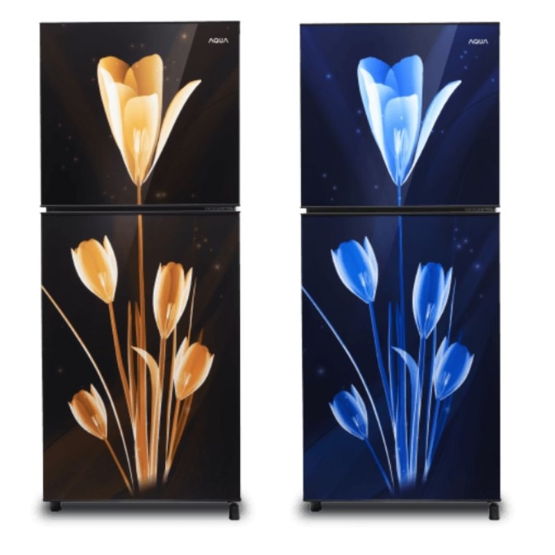 ARAEL ELECTRONICS - Kulkas 2 Pintu Sanyo Aqua AQR-D251 LK/LB No Frost & New Design