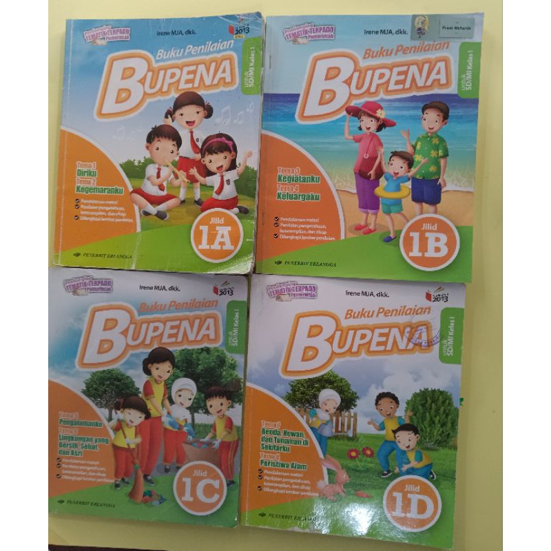BUPENA 1A-1B-1C-1D K13 REVISI~ORI-BEKAS [PRELOVED] NO MINUS